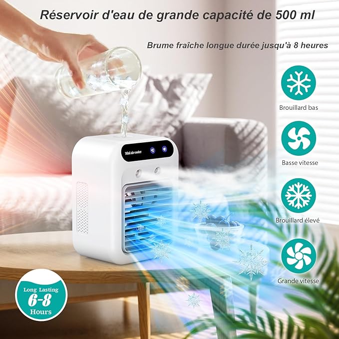 Caractéristiques du climatiseur portable AÉRIS
